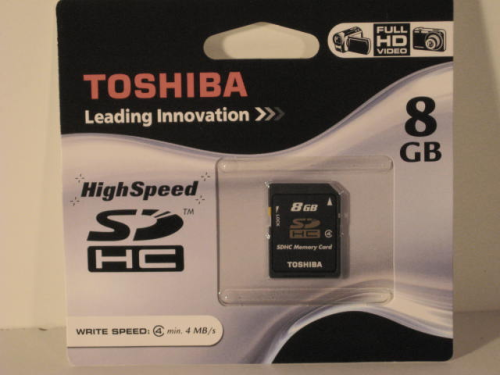 10 er SET Toshiba 8GB High Speed SDHC Card Speicherkarte SD Karte SD Card Memorycard Nur 8,-€ pro Karte